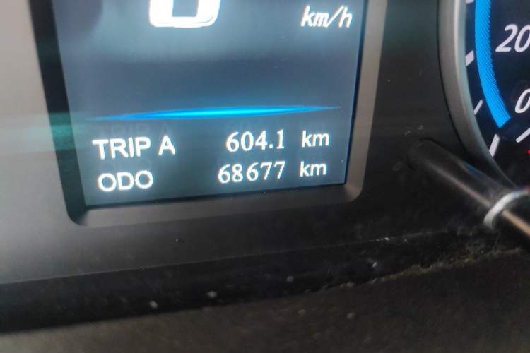 Used Haima M6 2017 1.5T CVT Luxury Model Odometer Close Up