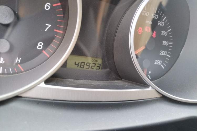 Used Haima Qishi 2010 2.0L Urban Elite Edition Odometer Close Up