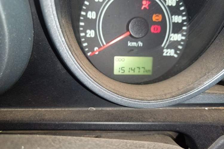 Used Haima Qubit 2010 1.3L Manual Utility Version Odometer Close Up