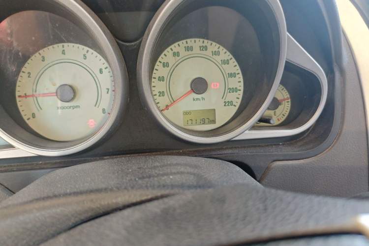 Used Haima Qubit 2010 1.3L Manual Utility Version Odometer Close Up