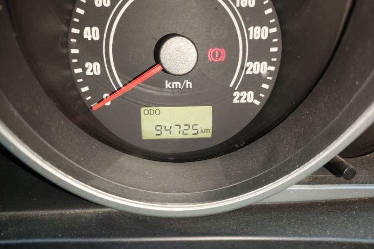 Used Haima Qubit 2011 1.5L AMT Comfort Edition Odometer Close Up