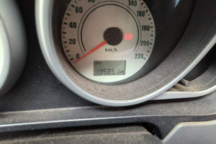 Used Haima Qubit 2011 1.3L Manual Standard Edition Odometer Close Up
