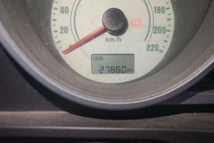 Used Haima Qubit 2011 1.3L Manual Standard Edition Odometer Close Up