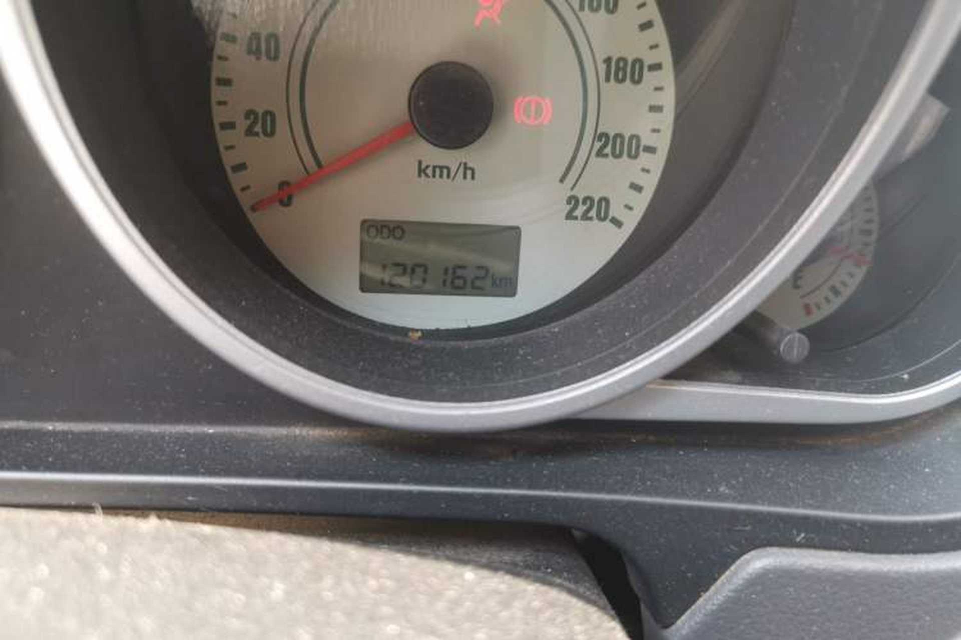 Used Haima Qubit 2011 1.3L Manual Standard Edition Odometer Close Up