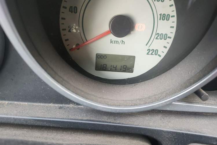 Used Haima Qubit 2012 1.3L Manual Cool Edition Odometer Close Up