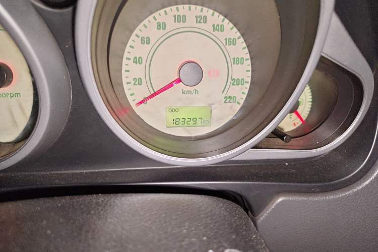 Used Haima Qubit 2012 1.3L Manual Cool Edition Odometer Close Up