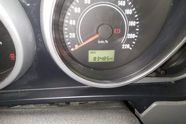 Used Haima Qubit 2012 1.3L Manual Lingyue Edition Odometer Close Up