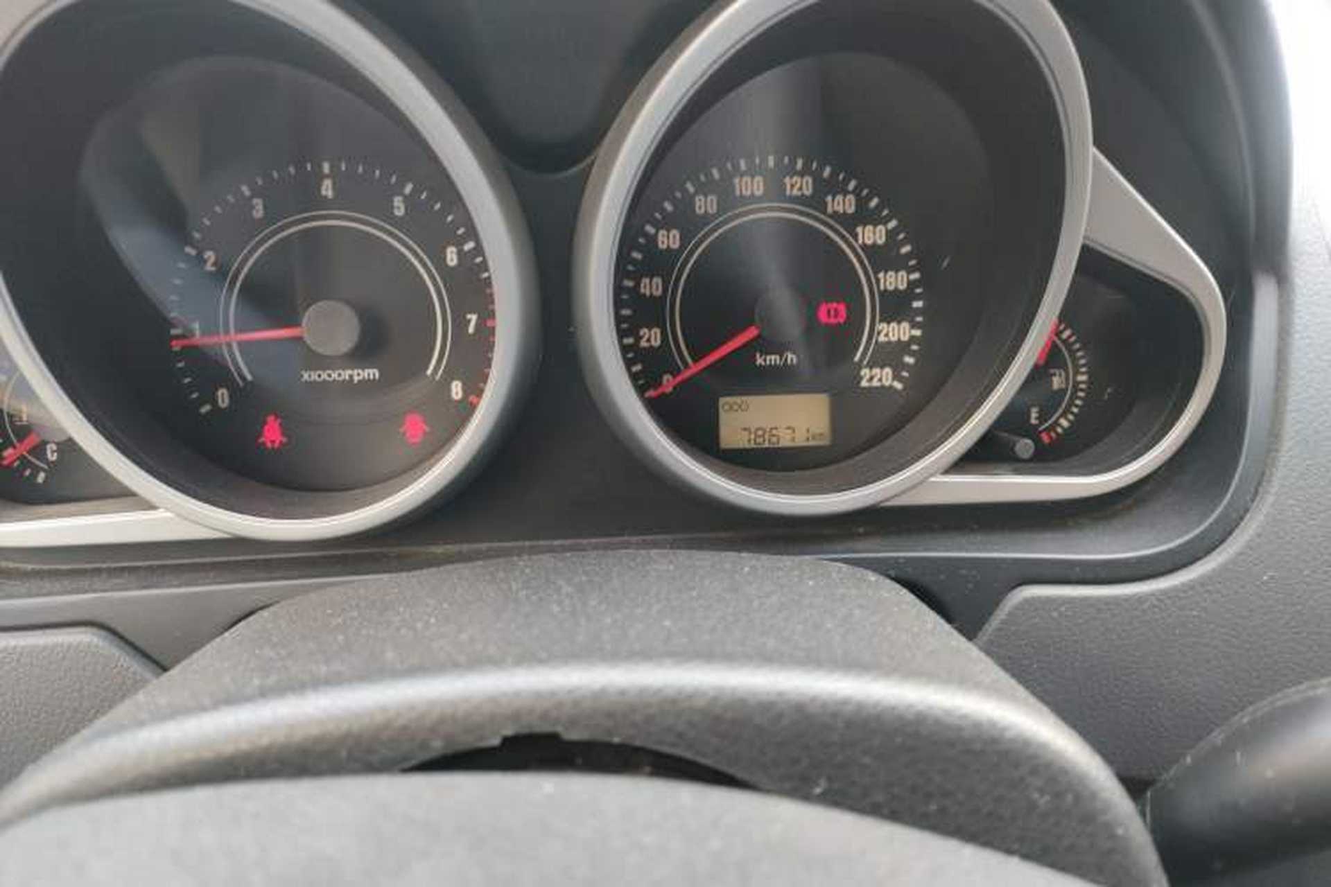 Used Haima Qubit 2012 1.3L Manual Lingyue Edition Odometer Close Up