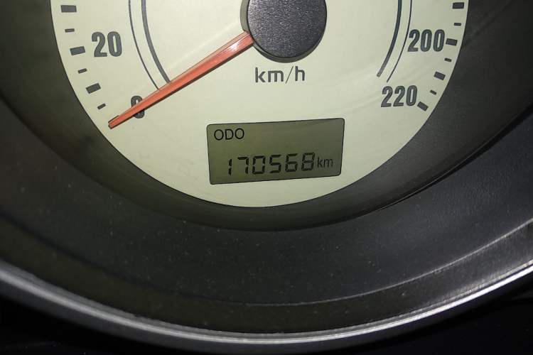 Used Haima Qubit 2012 1.3L Manual Cool Edition Odometer Close Up