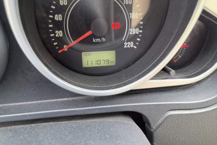 Used Haima Qubit 2013 1.3L Manual Lingyue Edition Odometer Close Up
