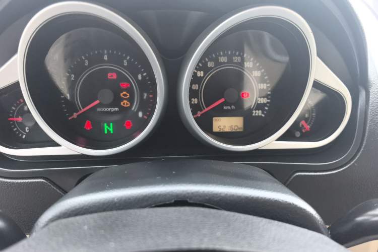 Used Haima Qubit 2013 1.5L AMT Dynamic Edition Odometer Close Up