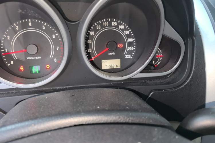 Used Haima Qubit 2013 1.5L AMT Dynamic Edition Odometer Close Up