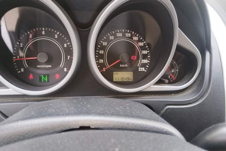 Used Haima Qubit 2013 1.5L AMT Dynamic Edition Odometer Close Up