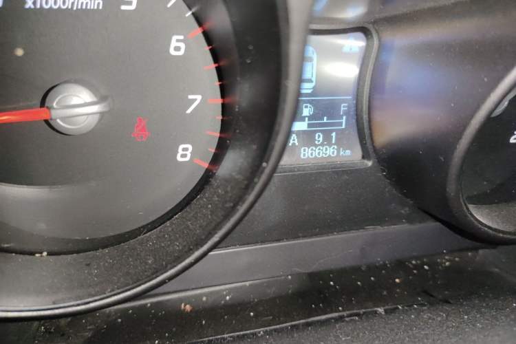 Used Haima S5 2014 1.6L Manual ZhiZhen Model Odometer Close Up