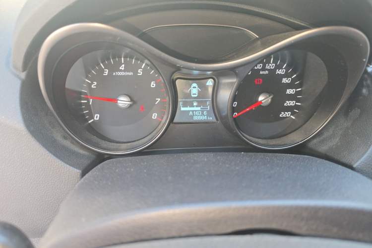 Used Haima S5 2014 1.6L Manual ZhiXuan Model Odometer Close Up