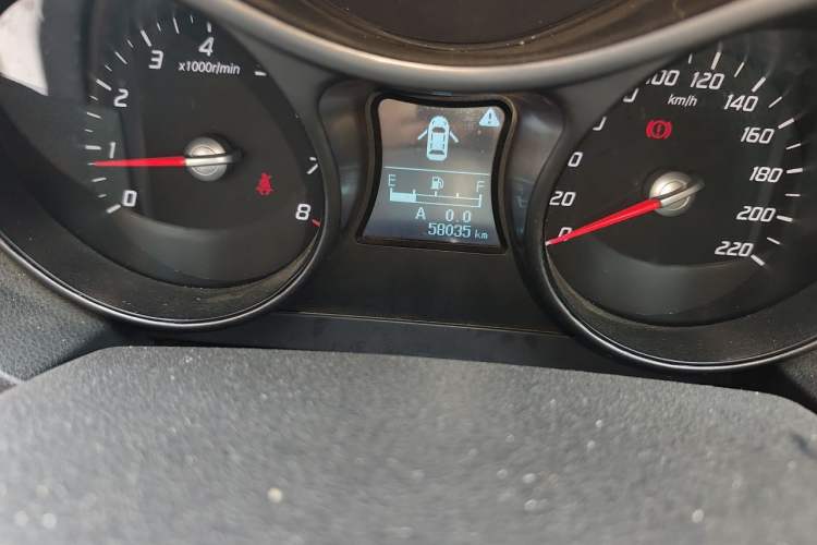 Used Haima S5 2014 1.6L Manual ZhiCheng Model Odometer Close Up