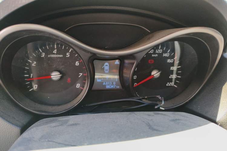 Used Haima S5 2015 1.6L Manual Smart Luxury Model Odometer Close Up