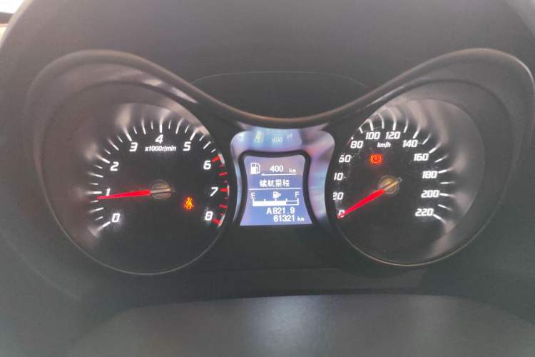 Used Haima S5 2015 1.6L Manual Luxury Model with Sunroof Instrument Cluster
