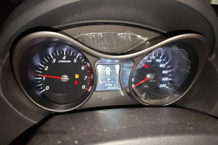 Used Haima S5 2015 1.6L Manual Luxury Model with Sunroof Instrument Cluster