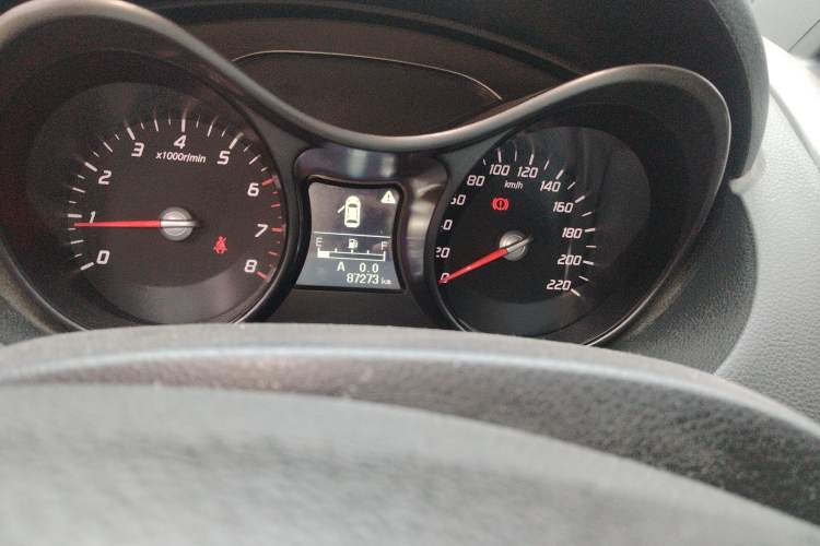 Used Haima S5 2015 1.6L Manual Smart Luxury Model Odometer Close Up