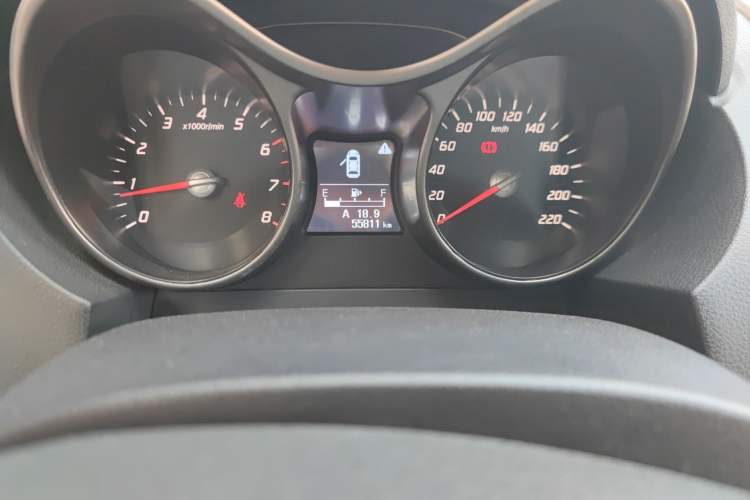 Used Haima S5 2015 1.6L Manual Smart Luxury Model Odometer Close Up
