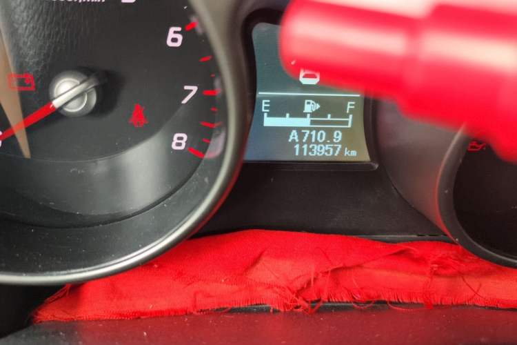 Used Haima S5 2015 1.5T Manual Smart Luxury Sport Edition Odometer Close Up