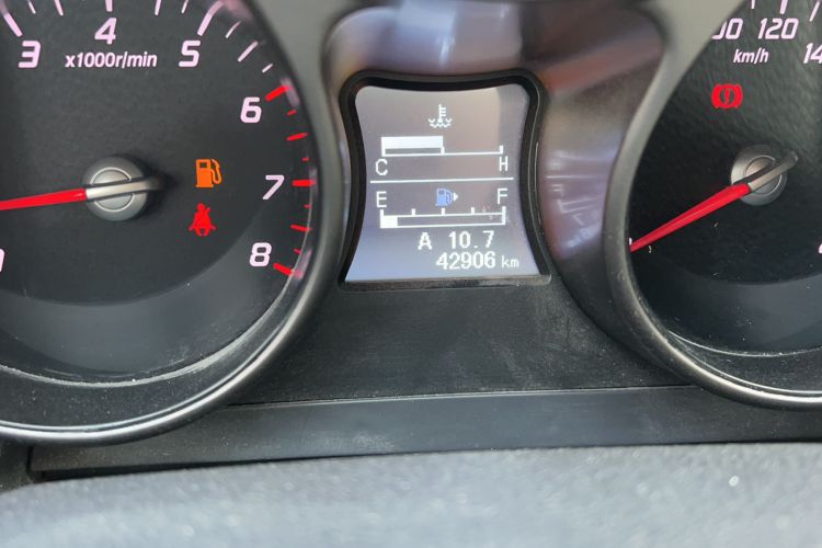 Used Haima S5 2015 1.5T Manual Smart Luxury Sport Edition Odometer Close Up