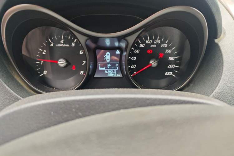 Used Haima S5 2015 1.6L Manual Smart Luxury Model Odometer Close Up