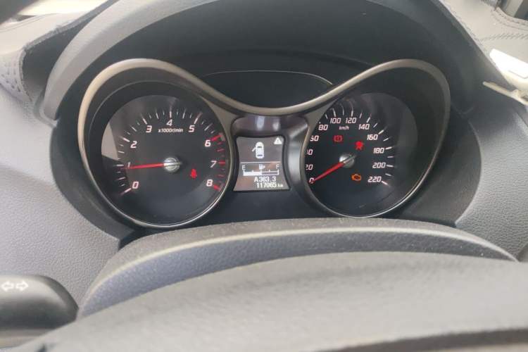 Used Haima S5 2015 1.6L Manual Luxury Model with Sunroof Instrument Cluster