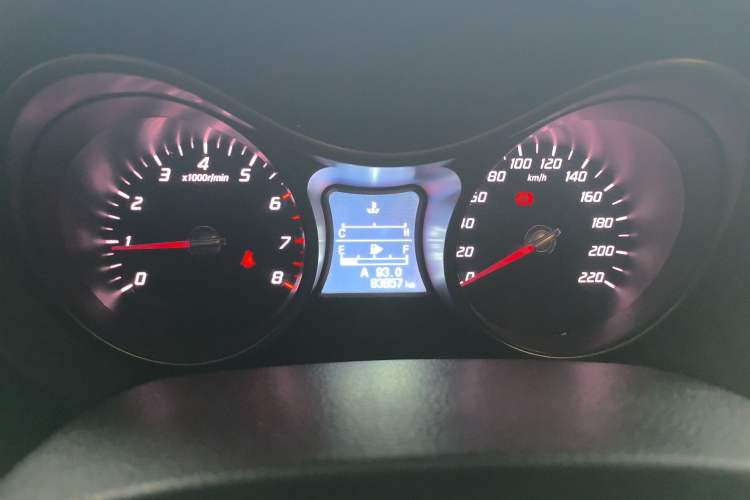 Used Haima S5 2015 1.6L Manual Luxury Model with Sunroof Instrument Cluster