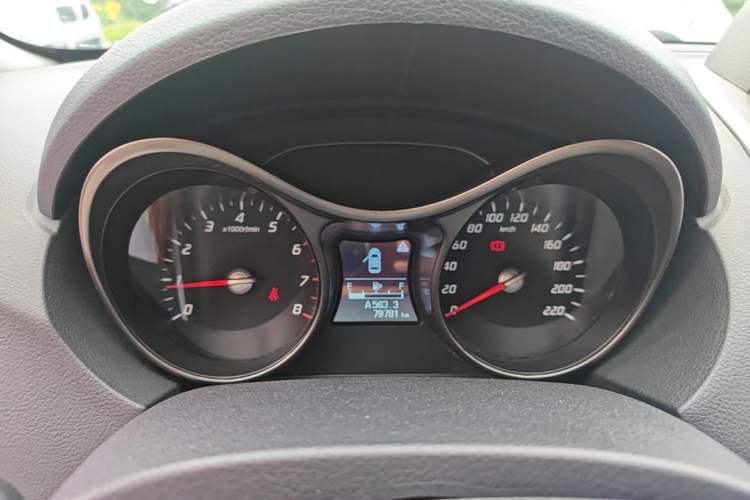 Used Haima S5 2015 1.6L Manual Luxury Model with Sunroof Instrument Cluster