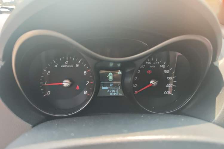 Used Haima S5 2015 1.6L Manual Luxury Model with Sunroof Instrument Cluster