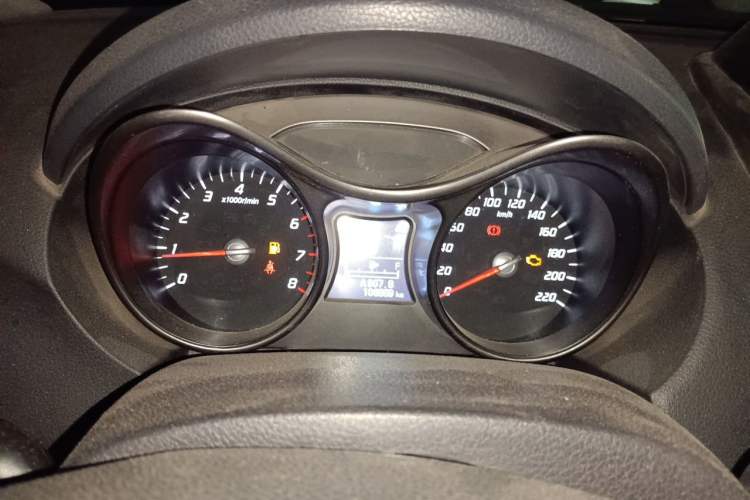 Used Haima S5 2015 1.6L Manual Luxury Model with Sunroof Instrument Cluster