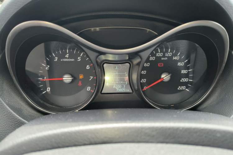 Used Haima S5 2015 1.6L Manual Luxury Model with Sunroof Instrument Cluster