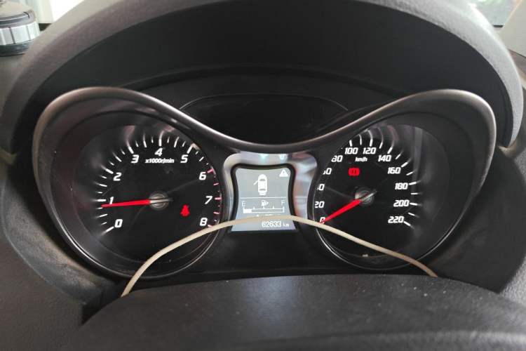 Used Haima S5 2015 1.6L Manual Luxury Model with Sunroof Instrument Cluster