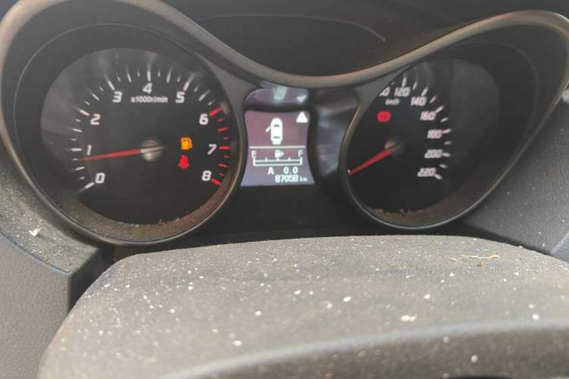 Used Haima S5 2015 1.6L Manual Smart Luxury Model Odometer Close Up