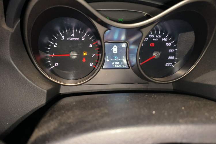 Used Haima S5 2015 1.5T Manual Smart Luxury Sport Edition Odometer Close Up