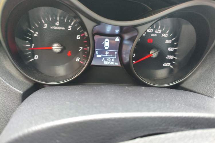 Used Haima S5 2015 1.6L Manual Luxury Model with Sunroof Odometer Close Up