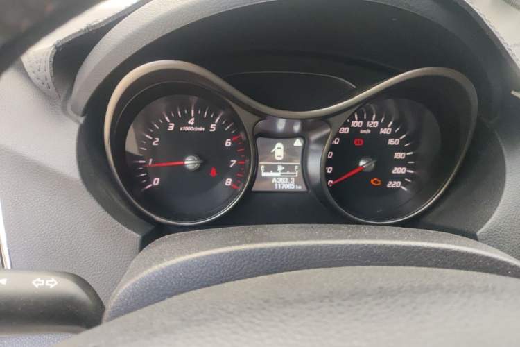 Used Haima S5 2015 1.6L Manual Luxury Model with Sunroof Odometer Close Up