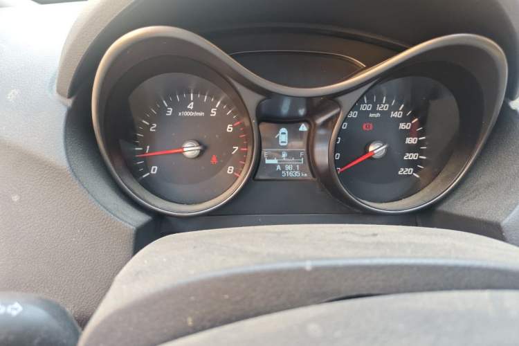 Used Haima S5 2015 1.6L Manual Smart Luxury Model Odometer Close Up