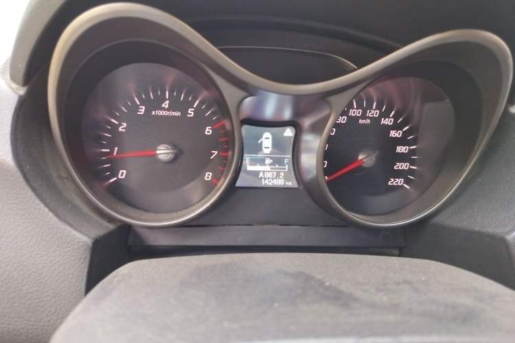 Used Haima S5 2015 1.6L Manual Comfort Model Odometer Close Up