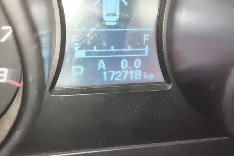 Used Haima S5 2015 1.5T CVT Luxury Model Odometer Close Up