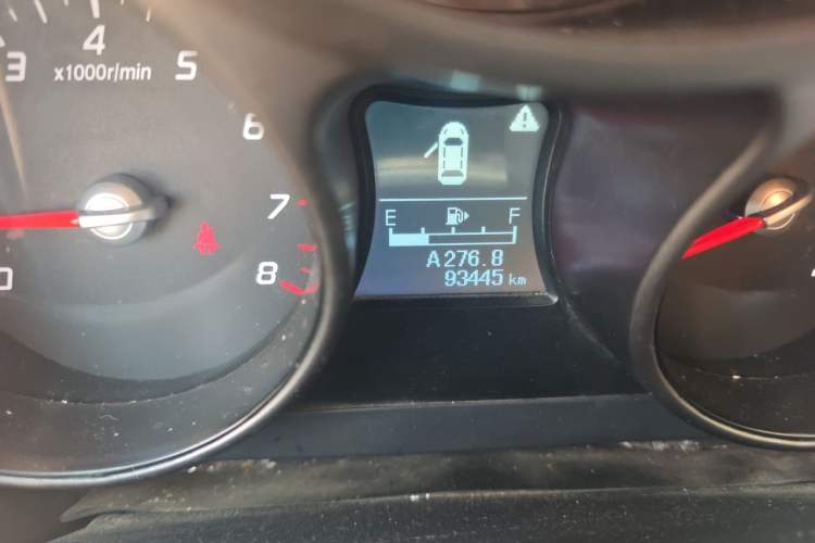 Used Haima S5 2015 1.6L Manual Luxury Model with Sunroof Odometer Close Up
