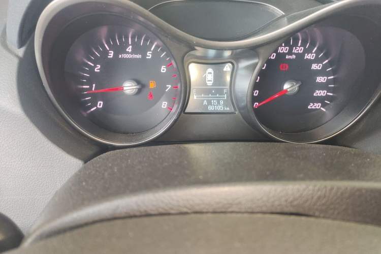 Used Haima S5 2015 1.6L Manual Luxury Model with Sunroof Odometer Close Up