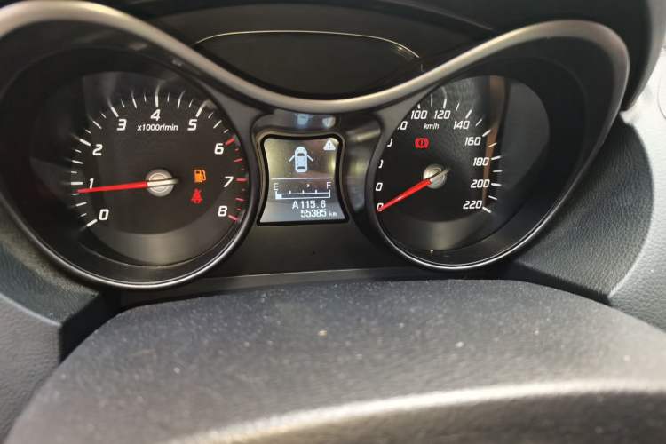 Used Haima S5 2015 1.6L Manual Luxury Model with Sunroof Odometer Close Up