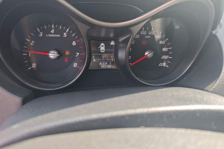 Used Haima S5 2015 1.6L Manual Luxury Model with Sunroof Odometer Close Up