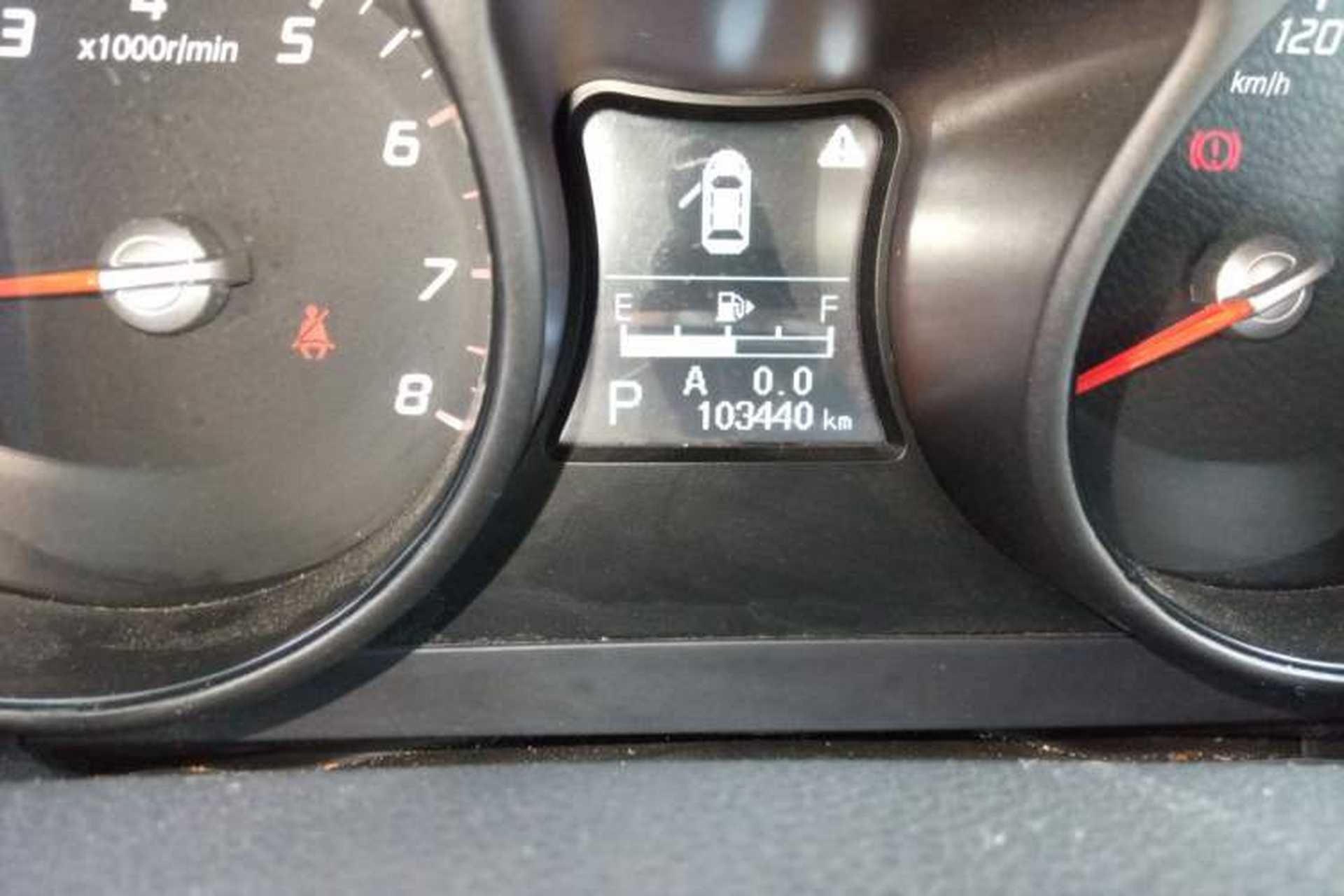 Used Haima S5 2015 1.5T CVT Flagship Model Odometer Close Up