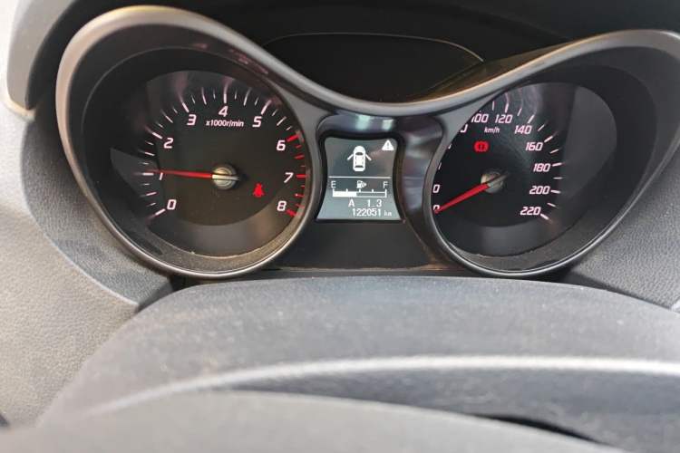 Used Haima S5 2015 1.5T Manual Smart Luxury Sport Edition Odometer Close Up