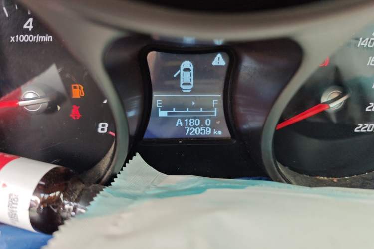 Used Haima S5 2015 1.6L Manual Comfort Model Odometer Close Up