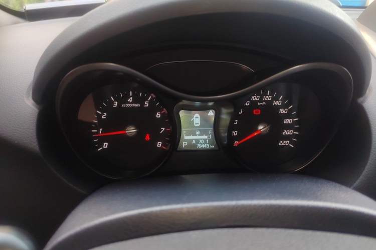 Used Haima S5 2015 1.5T CVT Luxury Sport Edition Odometer Close Up